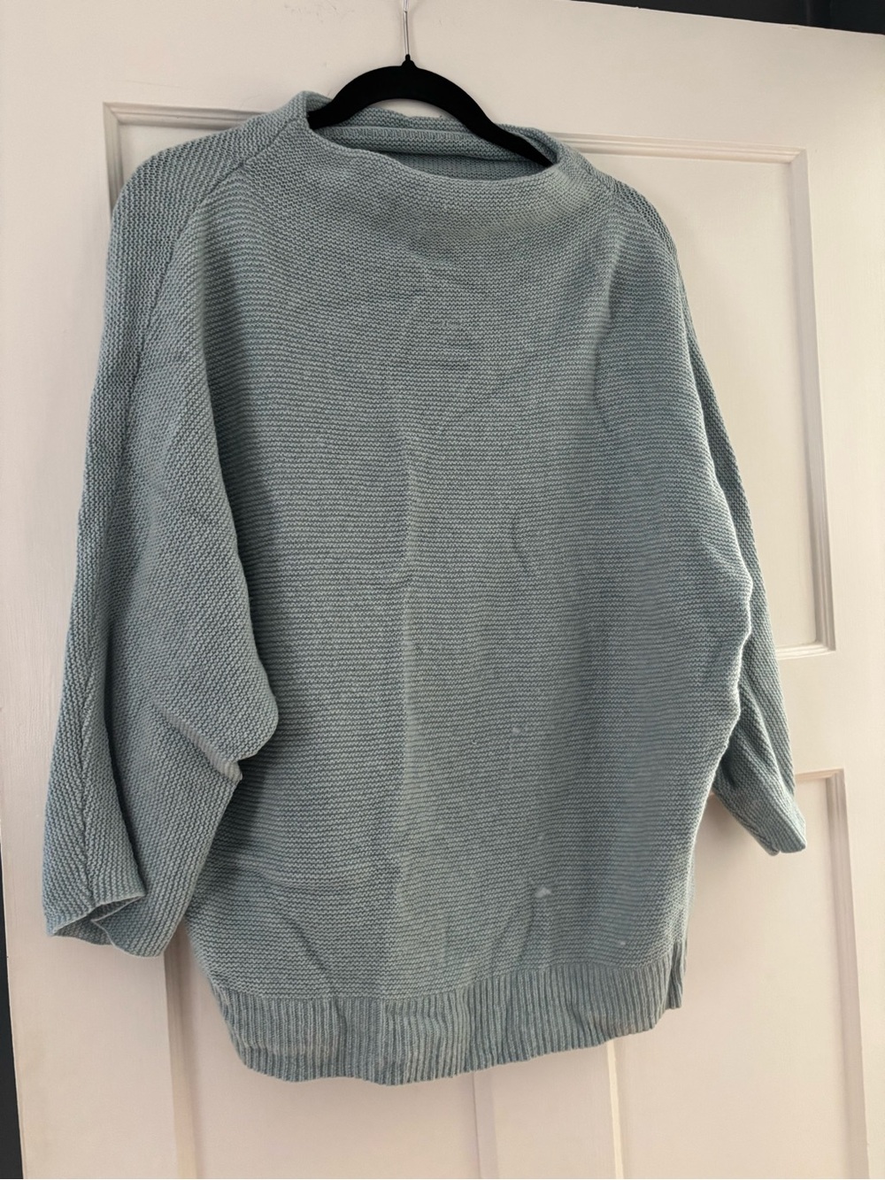 The Reset Pale Blue Knit Crewneck Sweater